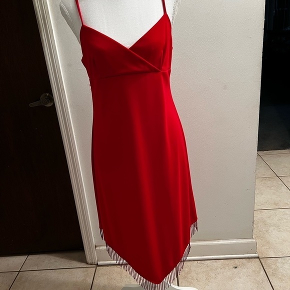 Jodi kristopher red dress size large - Picture 1 of 4